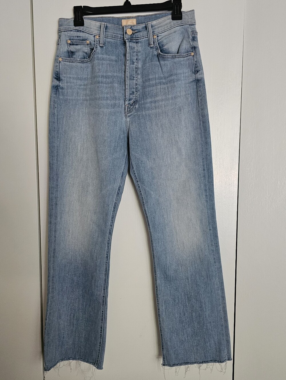 Mother The Tripper Ankle Fray Island Time Wash Jeans Sz 31